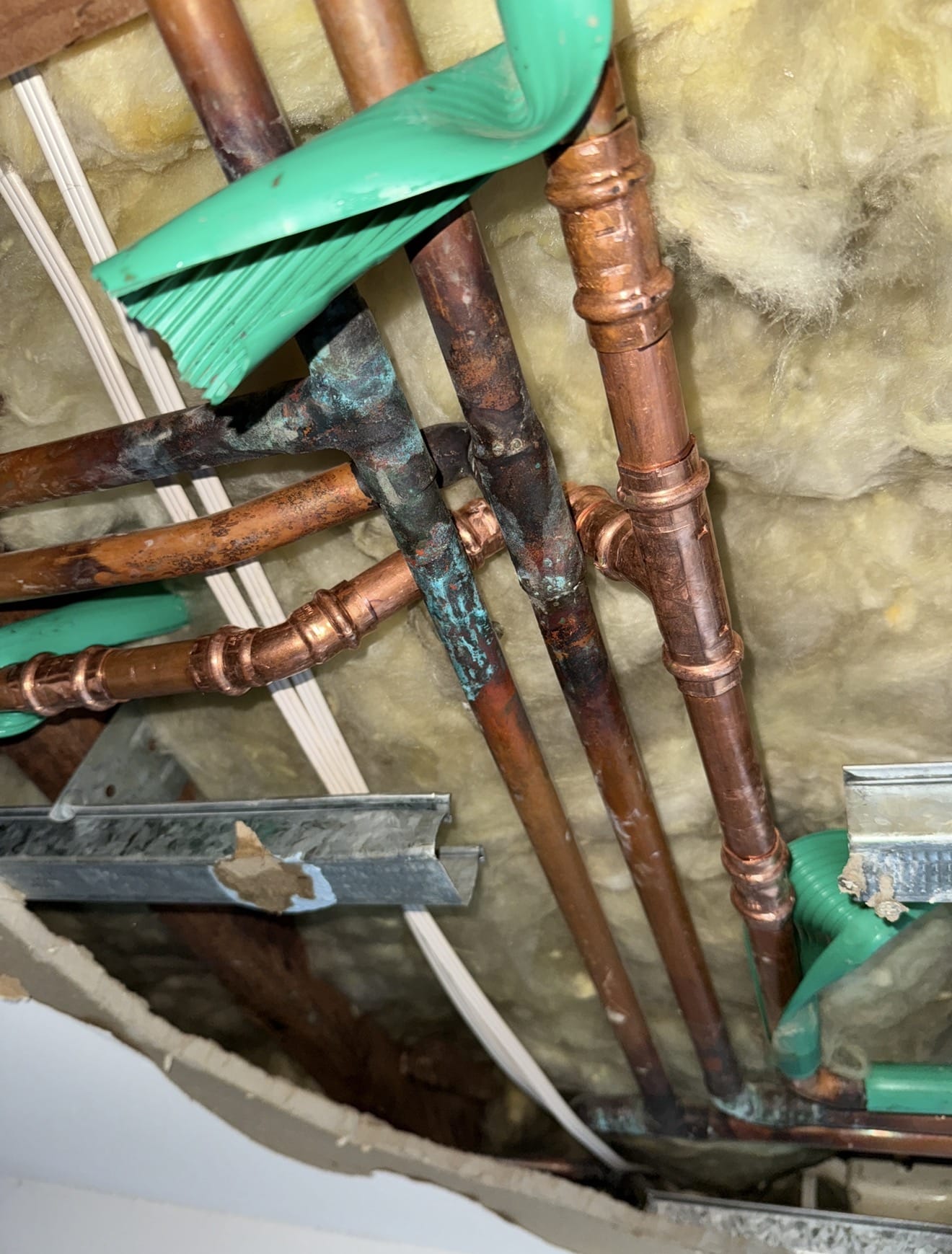 Burst water pipe repair completed by JNG Plumbing Group in Sydney