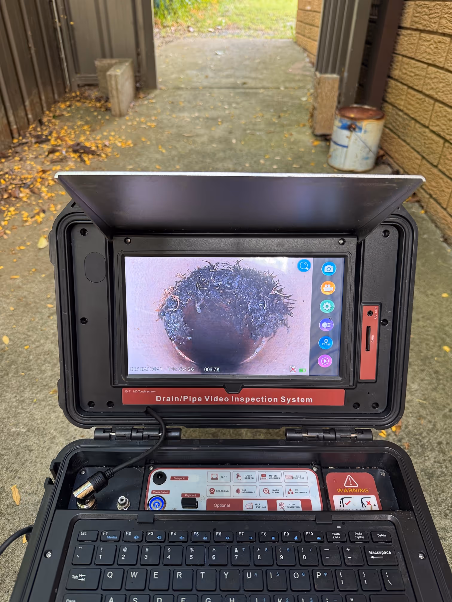 CCTV drain inspection in Sydney using professional sewer and stormwater camera equipment